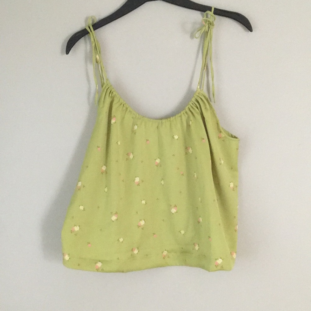 Urban Outfitters Odessa floral tie strap top